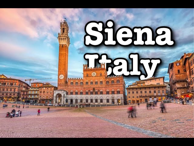 Walking in Siena Tuscany, Italy | City Ambience Sounds | ASMR