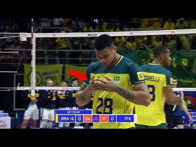 When the Brazilian Volleyball Team Enters BEAST Mode !!!