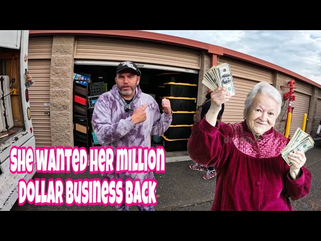 She wanted her MILLION DOLLAR business storage unit back