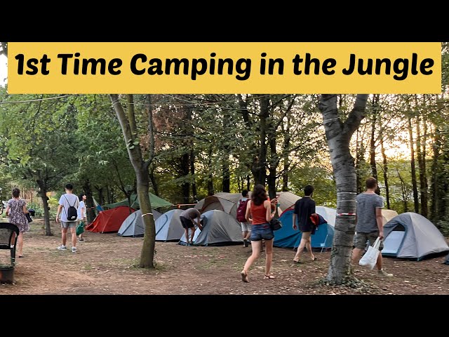 1st time Camping experience in Jangal in Hindi / Camping Vlog / Camping in Foreign Country