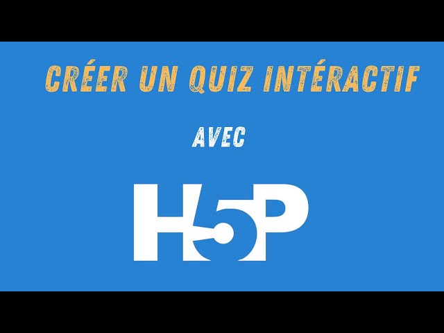 Comment créer un quiz de mots croisés sur H5P