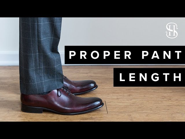 Proper Pant Length | A Guide To Men's Pant Breaks