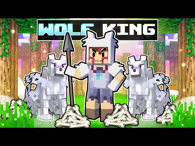 Playing As The WOLF KING In Minecraft!