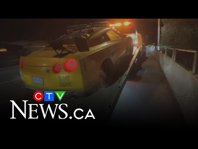 B.C. YouTuber gets luxury car impounded after caught speeding