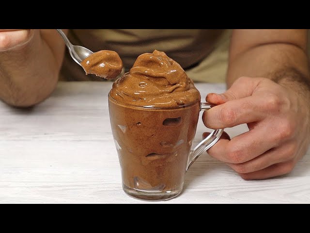 Sugar-free ice cream in 1 minute! No cream! Light dessert! A year without sugar and extra calories!