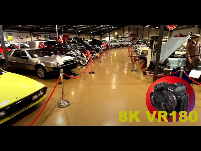 8K VR180 3D Gold Coast Motor Museum Part 1 - Walk Through (Travel/Lego ASMR/Music 4K/8K Cars/Bikes)