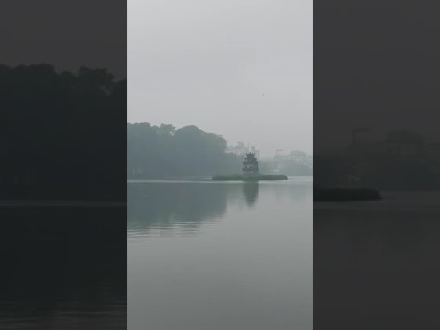 Old Quarter in Hanoi, Vietnam. Ho Guom Lake