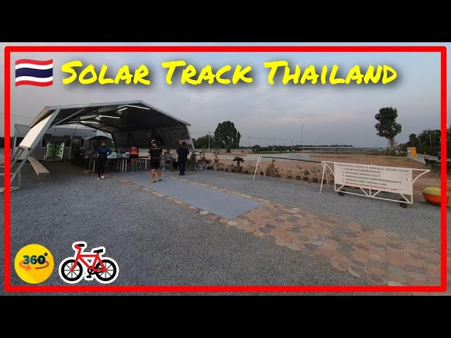 🇹🇭 [360°] Cycling around Solar Farm : Pathum Thani 🚲