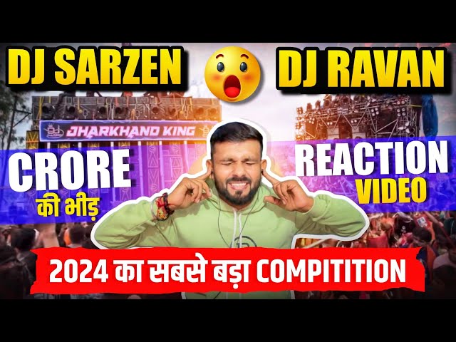 DJ Sarzen VS DJ Ravan 2024 Most Highlights Full Competition Reaction video !! 2024. Kawad Yatra