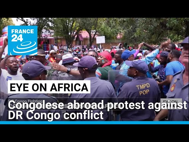 Congolese abroad protest against DR Congo conflict • FRANCE 24 English