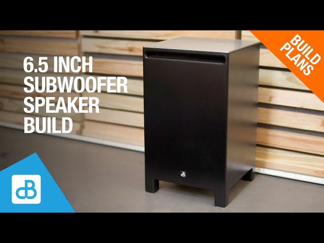 Building a 6.5 inch SUBWOOFER (for Sound Bar V2.0) - by SoundBlab