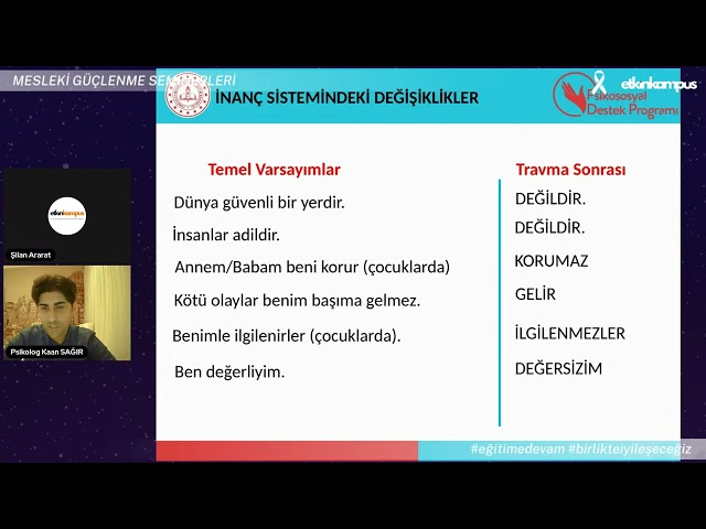 Deprem - Toplum - Psikoloji (Psk. Kaan Sağır oturumu)