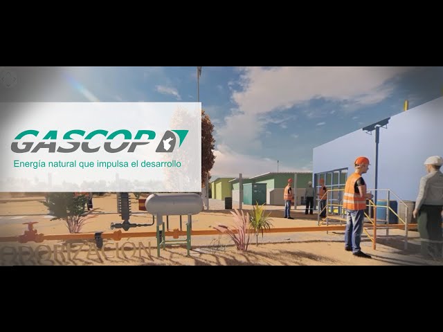 360º Video Planta de Gas: Animación digital 3d | Ingeniería Refinería Óculus Realidad Virtual Gascop