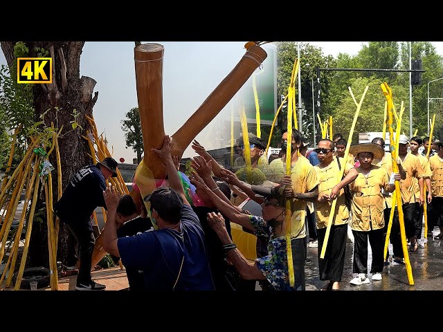 Songkran Festival in Chiang Mai, Thailand | Traditional Ceremonies Procession | Thailand Travel 2023