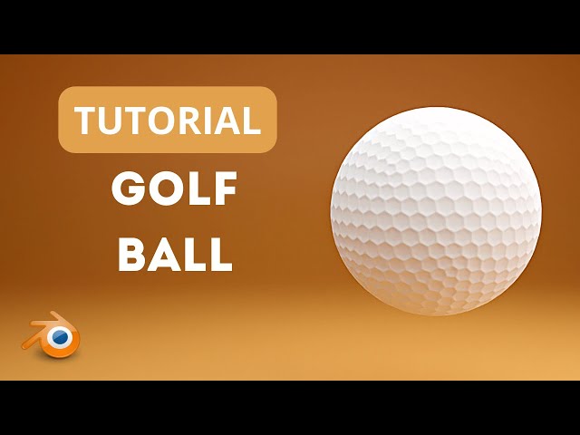 How to Create a Golf Ball in Blender 3.6 in 1 Minute ⛳🎥