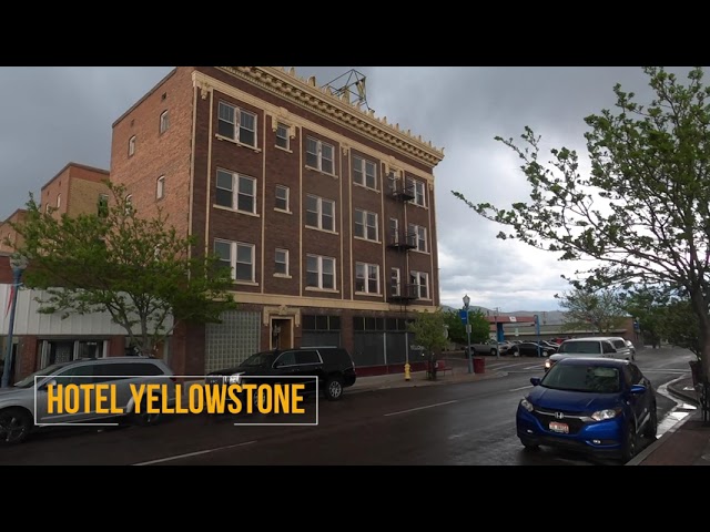 Downtown Pocatello Walk in Rain