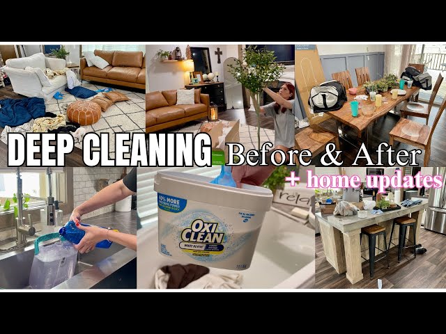 *NEW* DEEP CLEAN WITH ME|THIS PLACE WAS FILTHY | BEAUTIFUL BEFORE AND AFTER +cleaning motivation 2.0