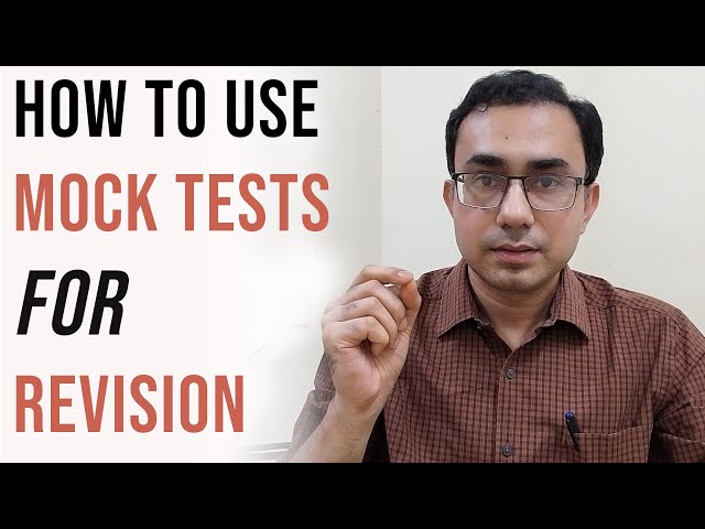 IIT prof discusses Revision strategy: Mock tests and Memorization