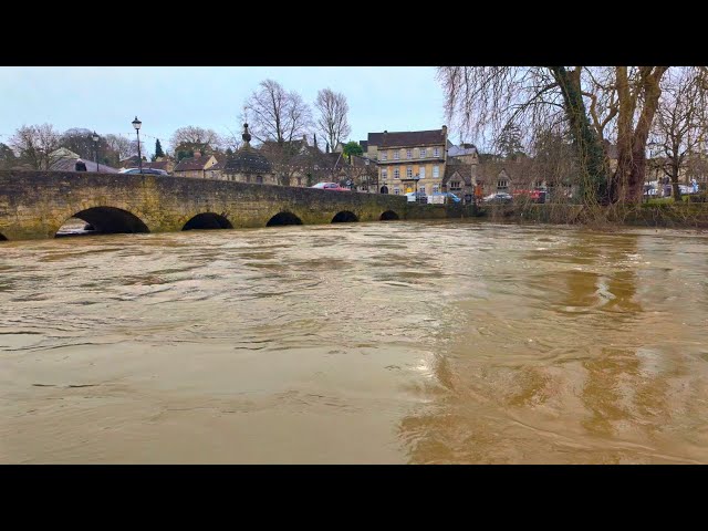 Bradford-on-Avon: A Relaxing Stroll by the River Near to Bursting Its Banks | Cotswolds Hidden Gem