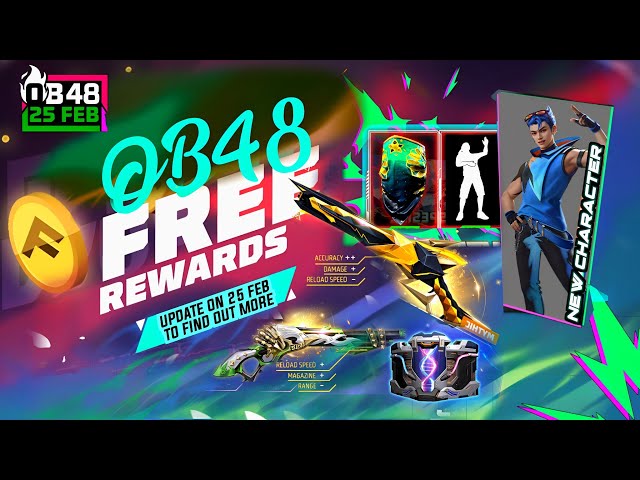 OB48 Update Free Rewards🤯 | Free Fire New Event | Ff New Event Today | Upcoming new event ff