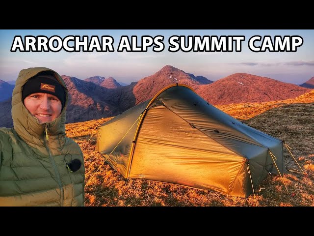 Mountain WILD CAMPING | A Night on the Arrochar Alps!