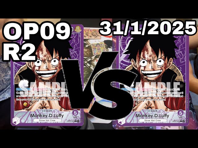 [OP09] Purple Luffy Mirror Match R2 | One Piece TCG Gameplay