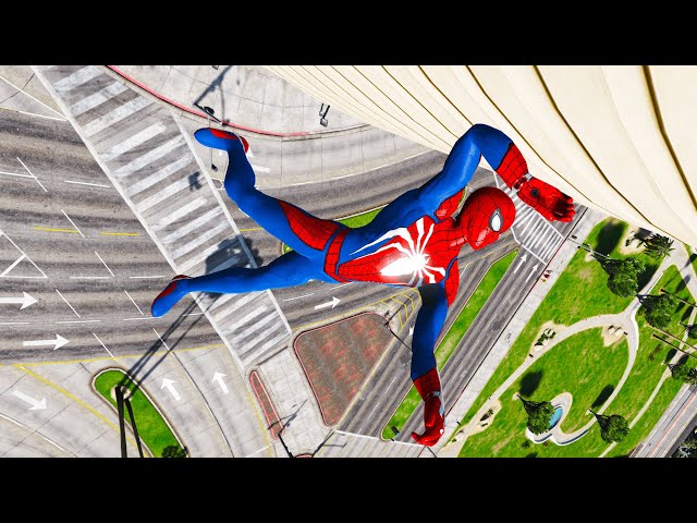 GTA 5 Epic Ragdolls/Spiderman Compilation With GTA Progressive (GTA 5, Euphoria Physics) #17