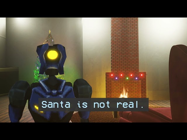 Poor V1 thinks Santa is not real