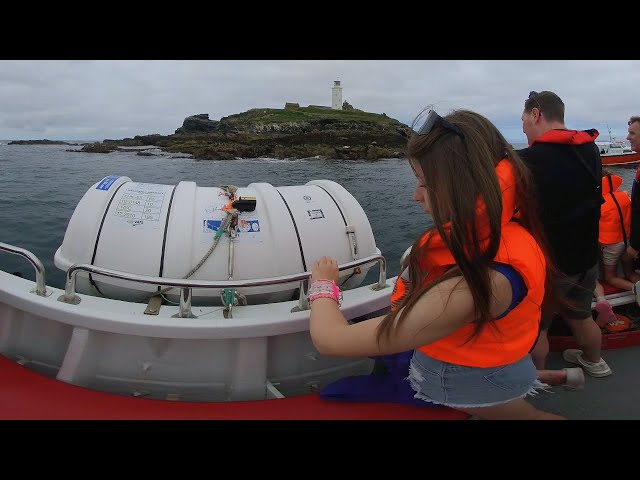 VR180 3D BOAT TRIP TO GODREVY LIGHTHOUSE JULY 2024