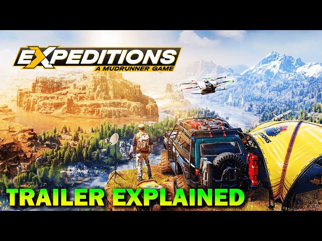 EXPEDITIONS: A Mudrunner Game - Trailer Explained