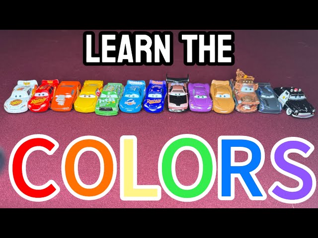 Learning the Colors with Lightning McQueen and Friends Disney Cars for Kids