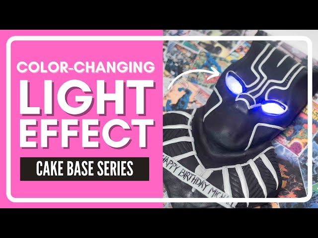 CAKE BASE DESIGN: Color-Changing Light Effect