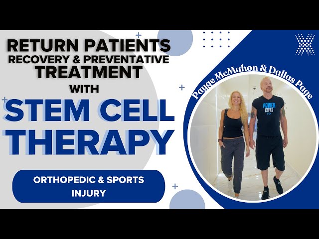 Dallas Page & Payge McMahon Return to BioXcellerator for Preventative Stem Cell Therapy