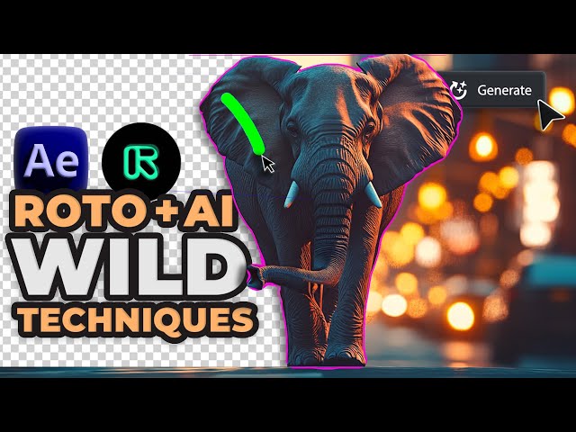 Transform Videos with After Effects Roto Brush & AI Tools