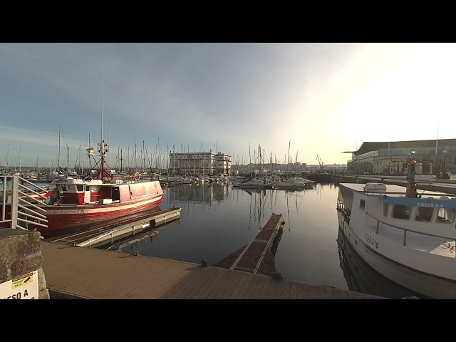 Dársena de La Marina. A Coruña (VR180 3D)