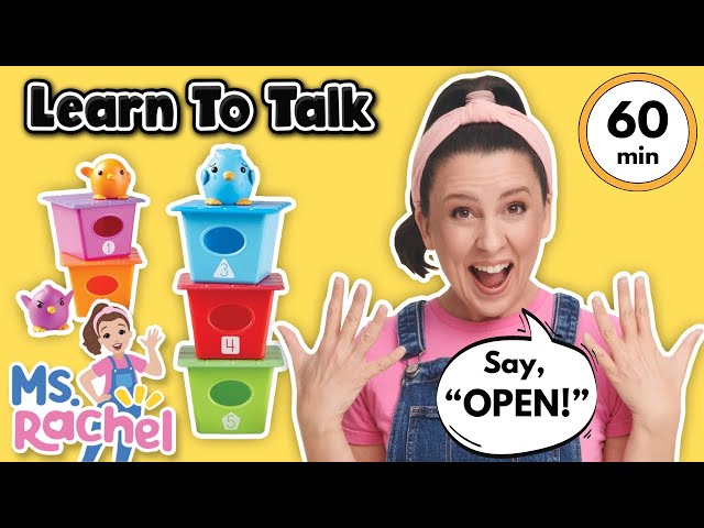 Learn To Talk with Ms Rachel - Toddler Learning Video - Learn Colors, Numbers, Emotions & Feelings