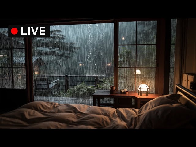 ⛈️Thunderstorm sounds for sleeping & Relaxing & Studying