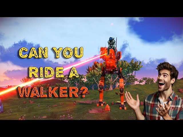 No Man's Sky - Can you ride a Sentinel Walker?