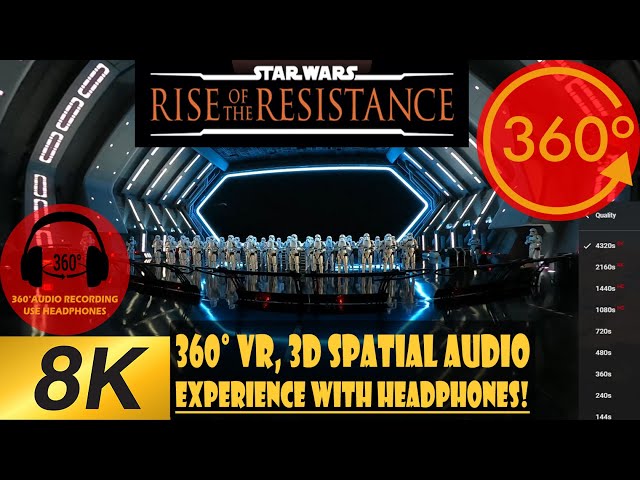 Rise Of The Resistance Complete Experience [8K 360 | 3D Spatial Audio]