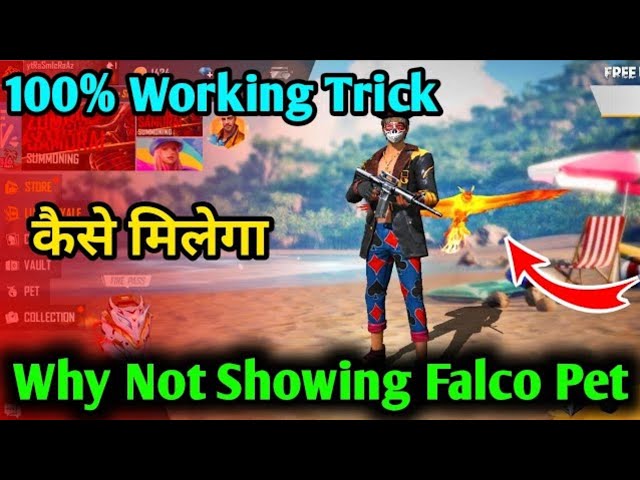 How to get Falcon Pet In Free Fire New Events - FF Falcon Pet Claim Problem Solved Event Back FF