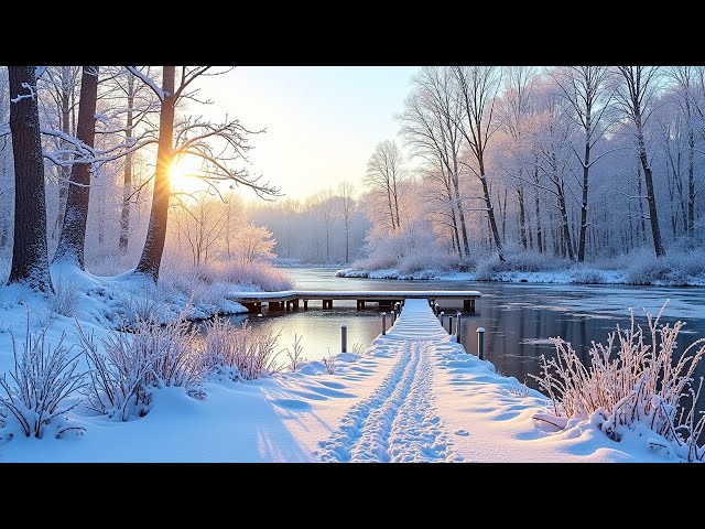 Relaxing Piano Music with Winter Wonderland❄️Healing Melodies for Emotional Balance ~ Stress Relief