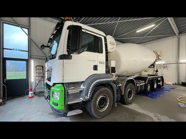 EXTREME CLEANING | Old Concrete Mixer Gets a Massive Power Wash!