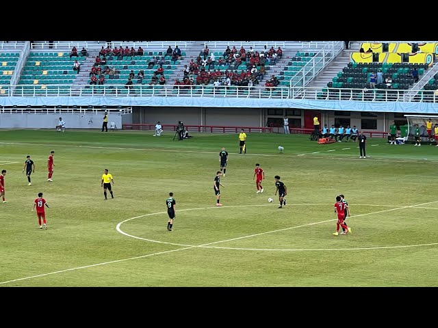 AUSTRALIA 0 VS 1 THAILAND SEMIFINAL AFF U19 PELUANG TENDANGAN BEBAS NYARIS GOL