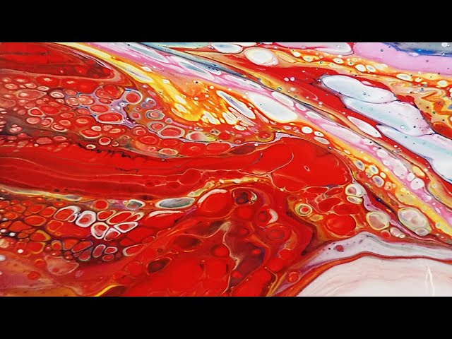 Beautiful Cells in this Acrylic Straight Pour