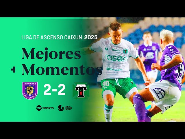 Deportes Concepción 🟣⚪ 2 - 2 🟢⚪ Deportes Temuco | Liga de Ascenso Caixun 2025 ⚽🔥 - Fecha 1 📅