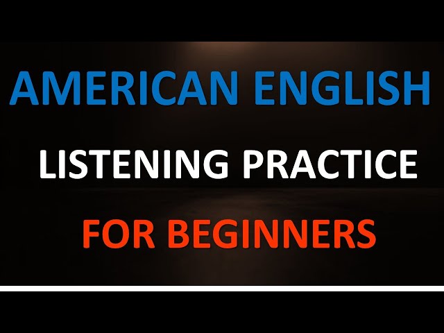 American English Listening Practice Level 1: Useful Sentences and Expressions| English Speaking