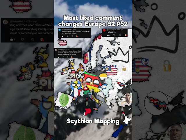 Most liked comment changes Europe S2 P52 #map #mapping #geography