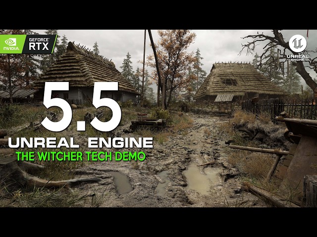 ULTRA REALISTIC Slavic Medieval Village Walking Tour | THE WITCHER 4 Tech Demo in Unreal Engine 5 4K