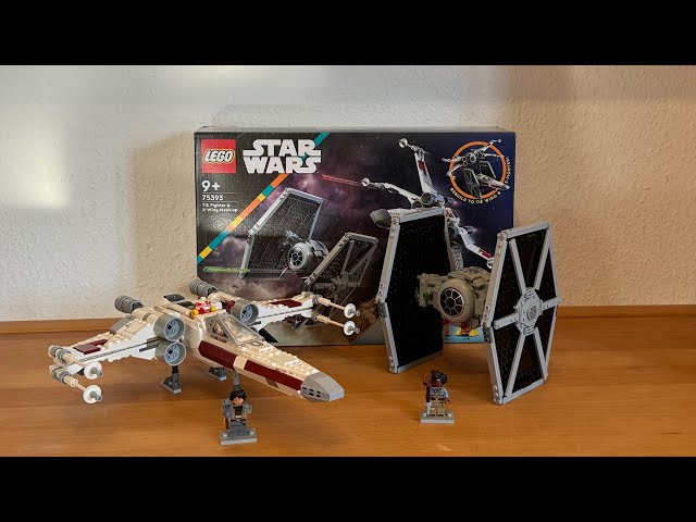 New 2024 LEGO Star Wars 75393 TIE Fighter & X-Wing Mashup Speedbuild