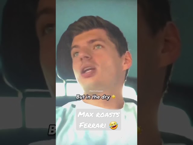 Max Verstappen's Ferrari Roast: LOL